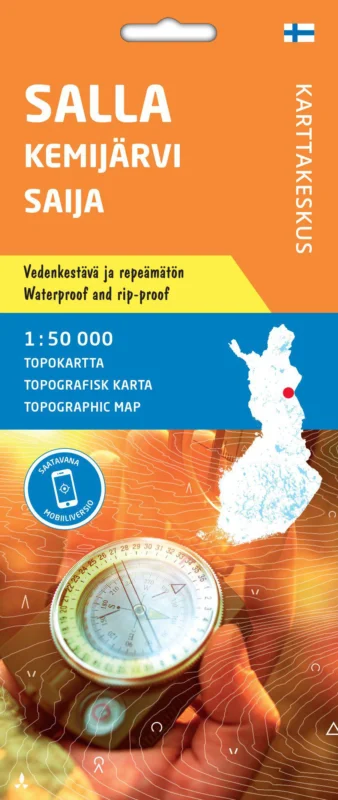 Karttakeskus Salla Kemijärvi Saija Nyhet