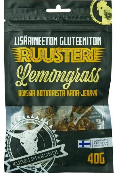 Kuivalihakundi Ruusteri Lemongrass 40g Expressleverans