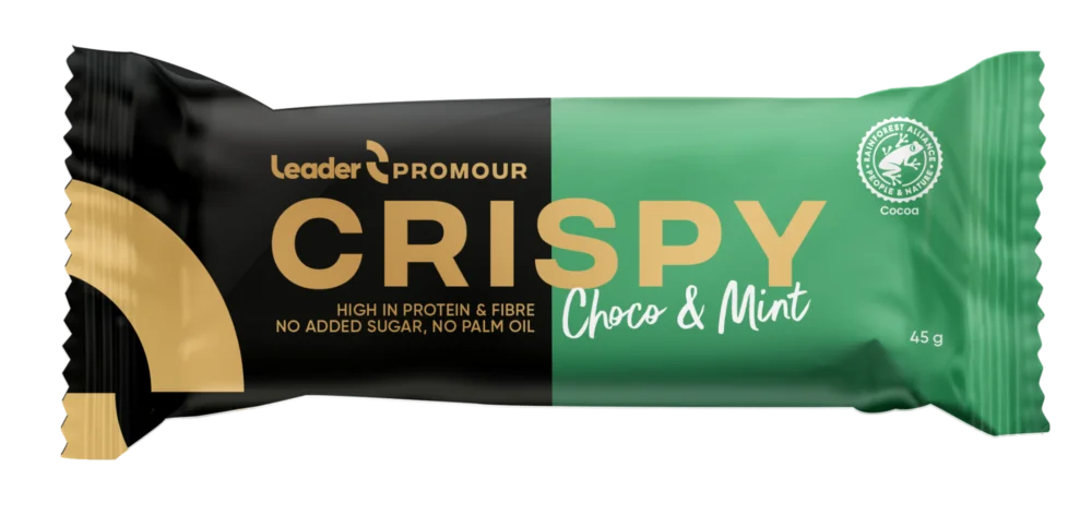 Leader Promour Crispy Choko&mint Rabatt