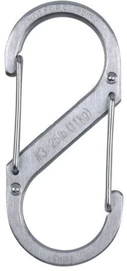 Nite Ize S-biner Dual Car.#3 Stainless Billig