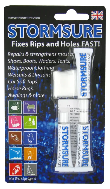 Storm Sure 3x5g Transparent repair adhesive Billigare