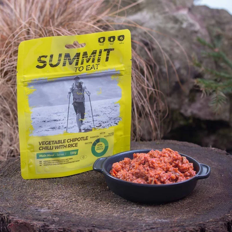 Summit To Eat Chipotle Vegetable Chilli With Rice Big Pack Reapris
