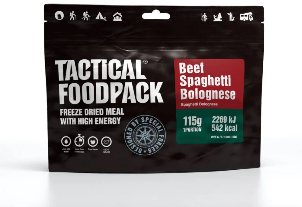 Tactical Foodpack Beef Spaghetti Bolognese Kundfavorit