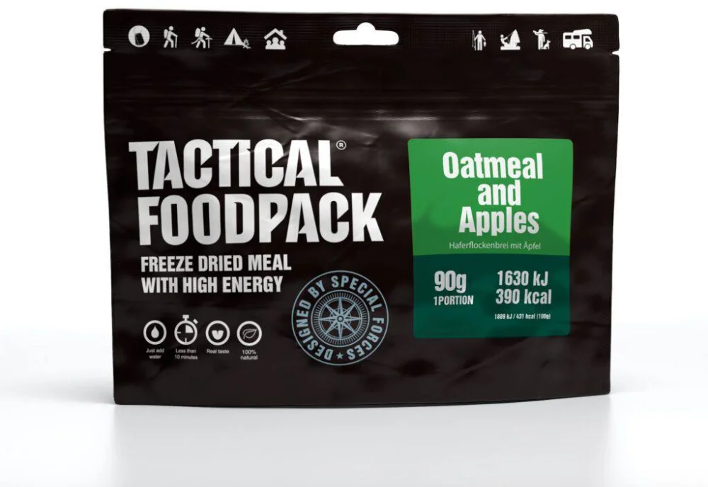 Tactical Foodpack Oatmeal And Apples Snabb frakt