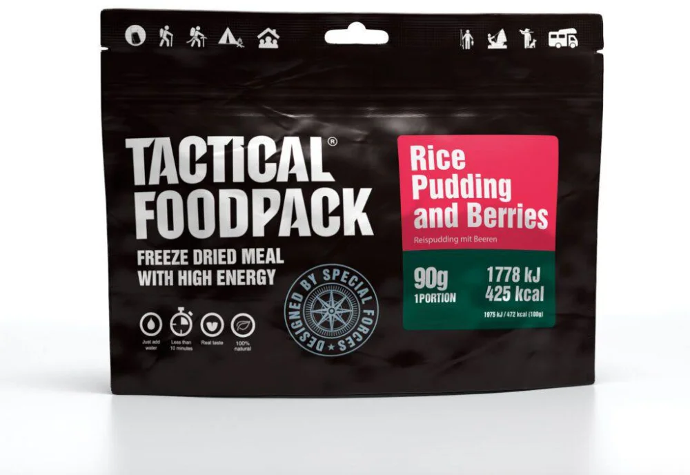 Tactical Foodpack Rice Pudding And Berries Rabatter