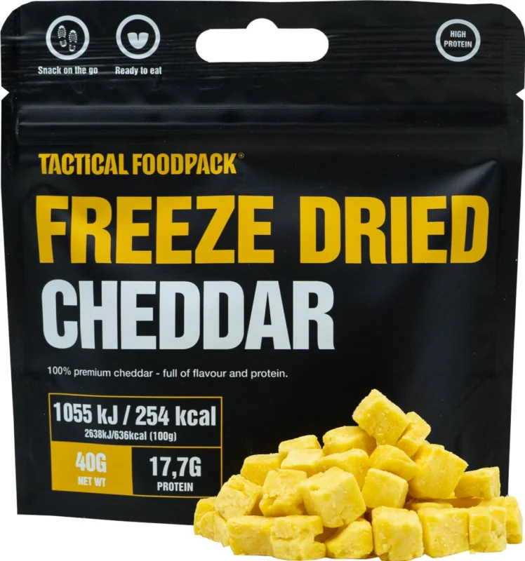 Tactical Foodpack Cheddar Snack 40g Billigare