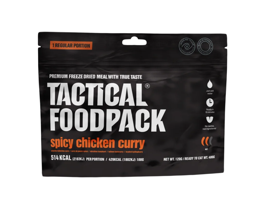 Tactical Foodpack Spicy Chicken Curry Trygg betalning
