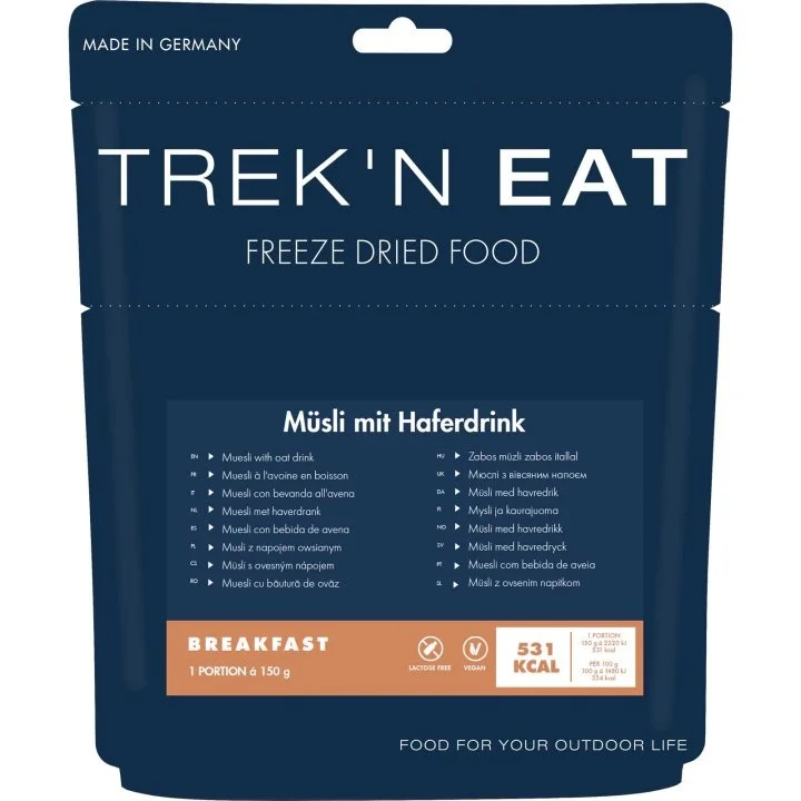 Endast idag Trek'n Eat Muesli with Oat Drink Powder