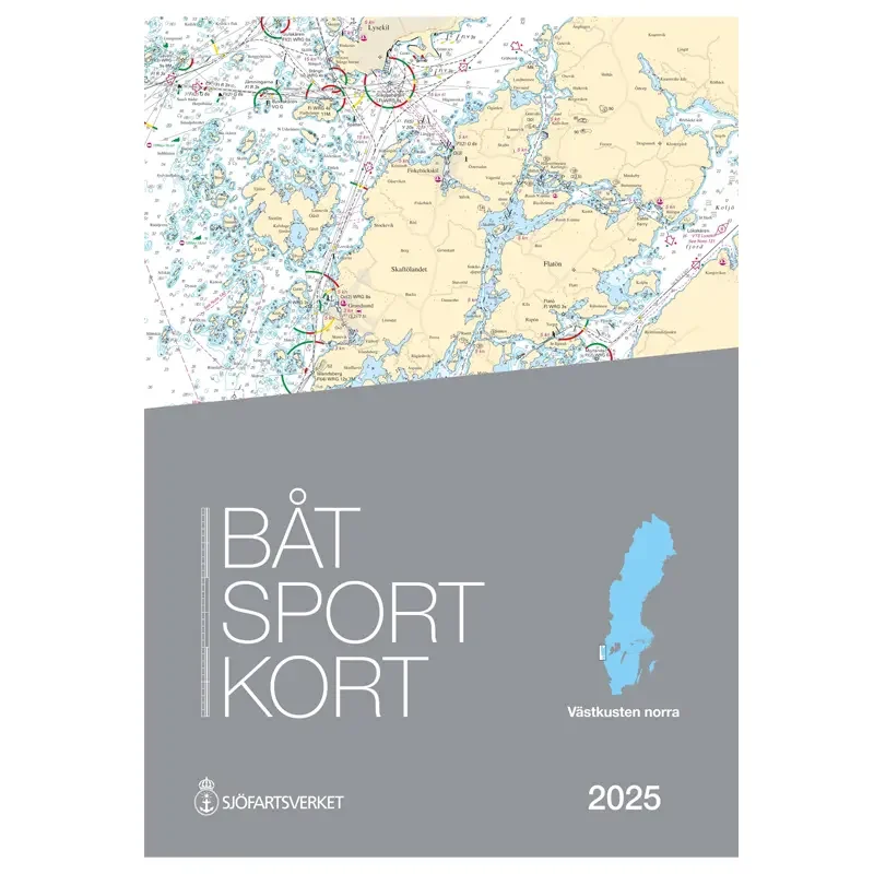 BÅTSPORTKORT NORRA VÄSTKUSTEN 2025 Snabb frakt