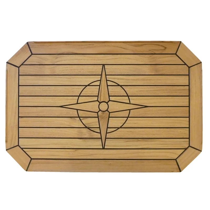 BORDSKIVA TEAK M NÅT 50 X 75 CM Lågt pris