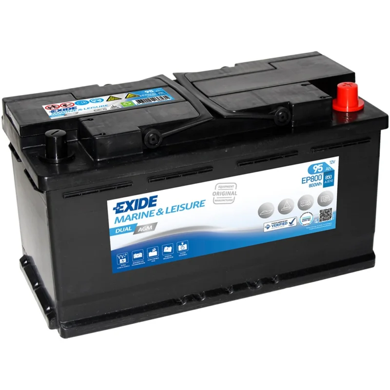 EXIDE AGM BATTERI 95AH DUAL Kampanj