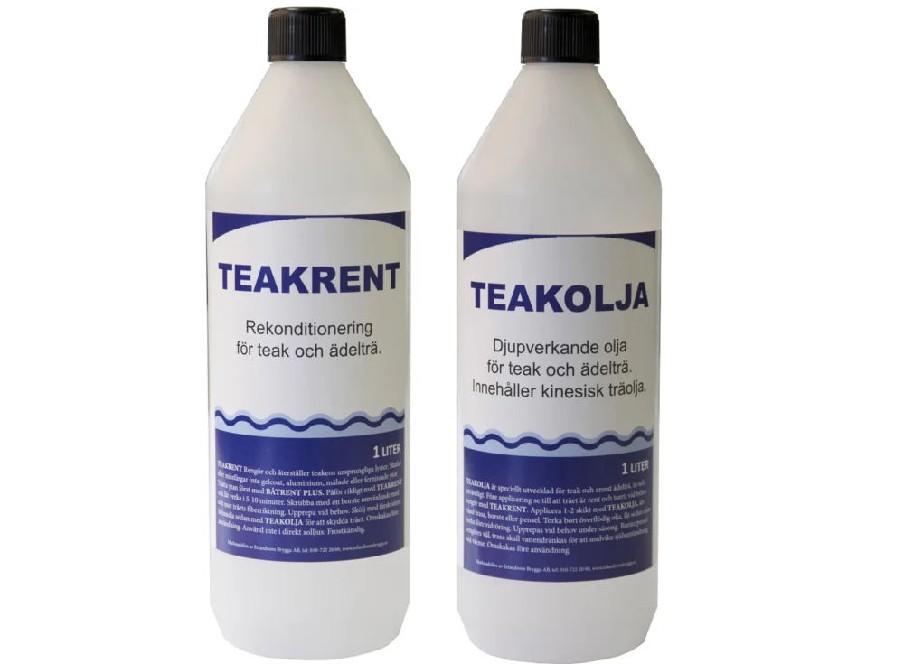 TEAKRENGÖRING + OLJA KIT Extra rabatt