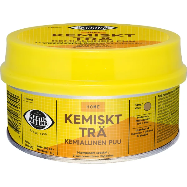 I lager PLASTIC PADDING KEMISKT TRÄ 180 ML