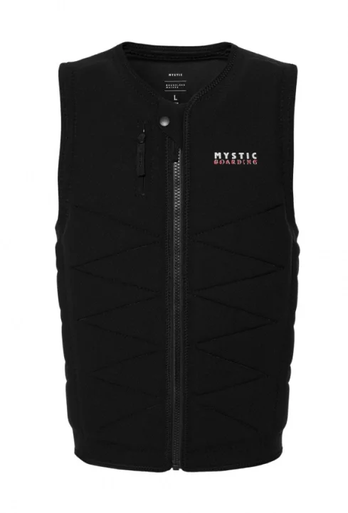 Mystic Outlaw Impact Vest Fzip Wake Black Outlet