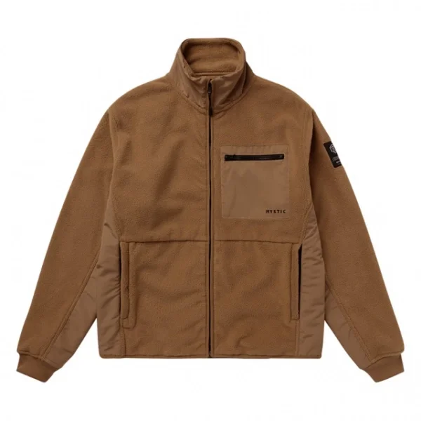 Populärt val Mystic DTS Fleece Zip Thru Sweat Slate Brown