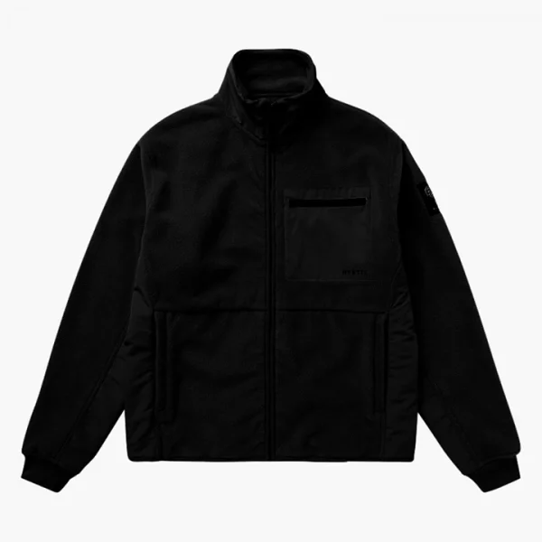 Mystic DTS Fleece Zip Thru Sweat Black Nyhet
