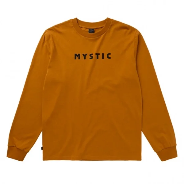 Mystic Brand L/S Tee Golden Brown Rabatter