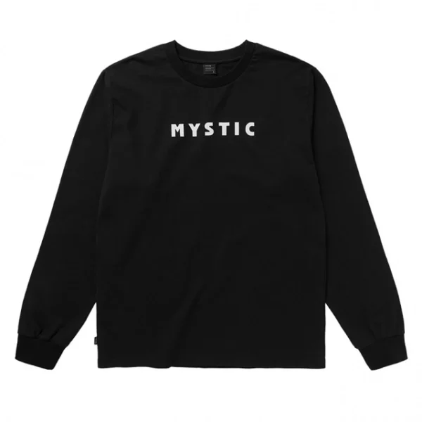 Mystic Brand L/S Tee Black I lager