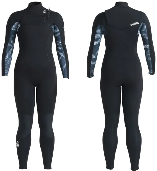 C-Skins Solace 5:4:3 Womens GBS Chest Zip Steamer Billigare
