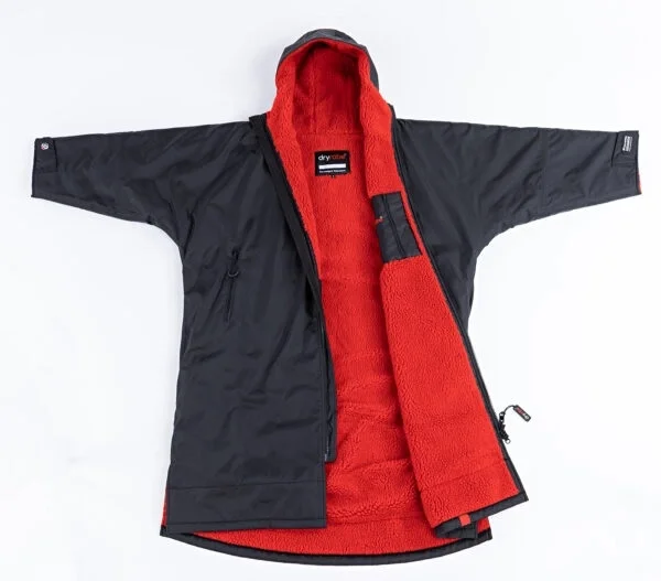 Dryrobe Advance long sleeve black/red Sänkt pris