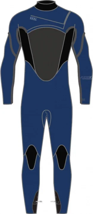 Våtdräkt Herr 5/4 Xcel Axis Wind X2 Faint Blue, endast LT kvar Extra rabatt