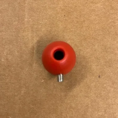 Ozone Stopper Ball 25mm red with Grub Screw M5 Kampanj