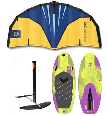 Kampanjpris Wingfoil, paket med Reptile bräda och Aviatorvinge