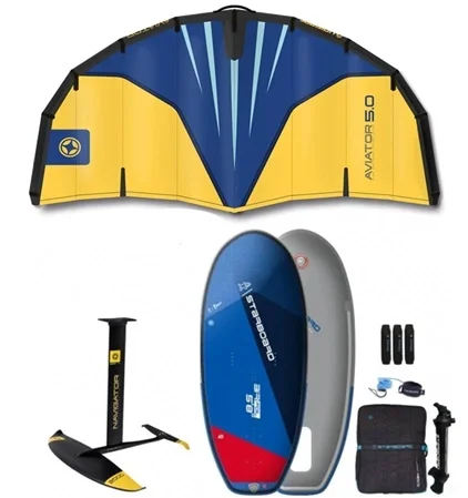 Wingfoil, paket med Starboard uppblåsbar bräda och Unifiber foil Beställ idag