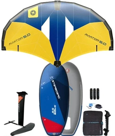 Handla nu Wingfoil, paket med Starboard uppblåsbar bräda