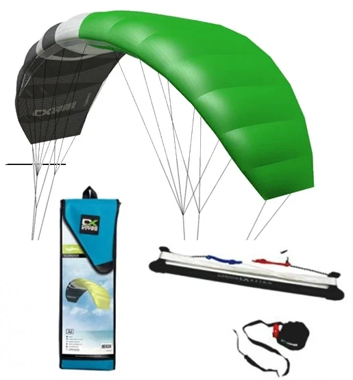 CrossKites Boarder 1.8 Fluor Green R2F I lager