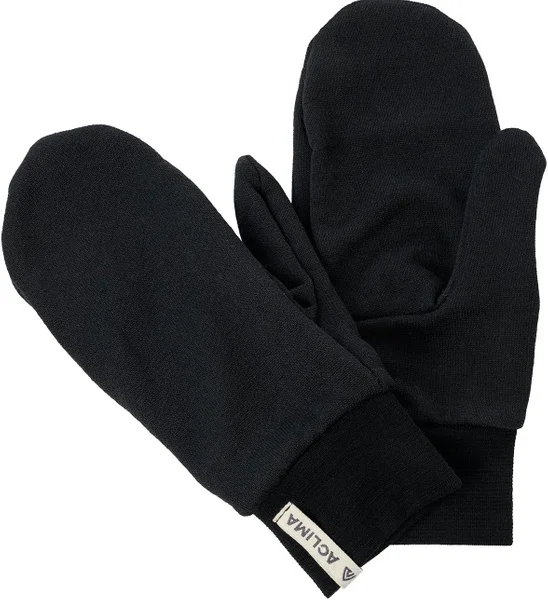 Aclima WoolTerry Liner Mittens Jet Black Lågt pris
