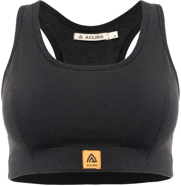 Aclima WoolTerry Sports Top Woman Jet Black Billig