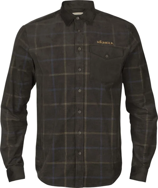 Endast idag Kaldfjord Corduroy Shirt Shadow Brown