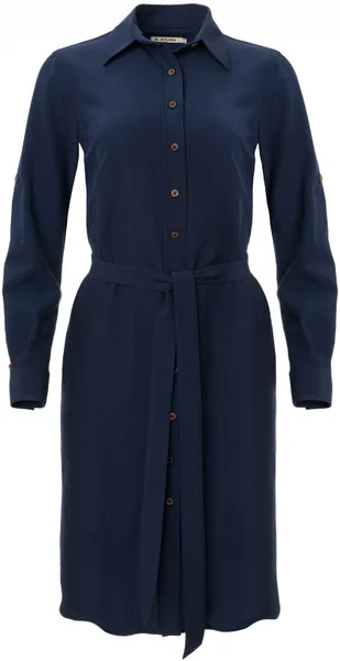 Snabb leverans Aclima W's LeisureWool Woven Wool Dress Navy Blazer