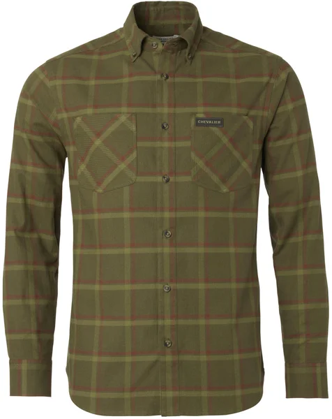 Willow Flannel Shirt Men Rowan Green Checked Kampanj