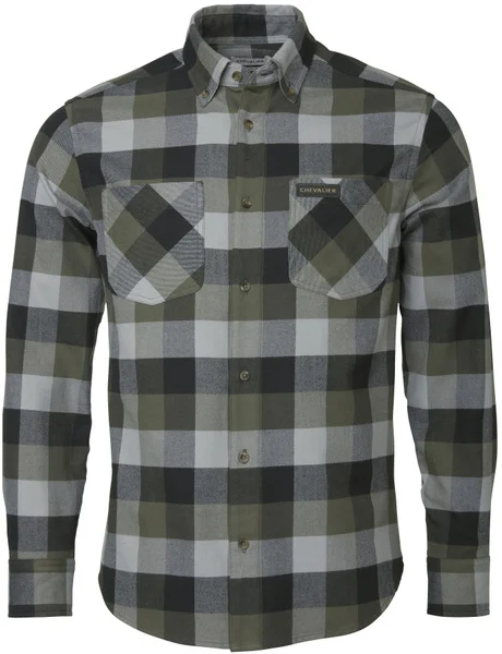 Willow Flannel Shirt Men Green Checked Populärt val