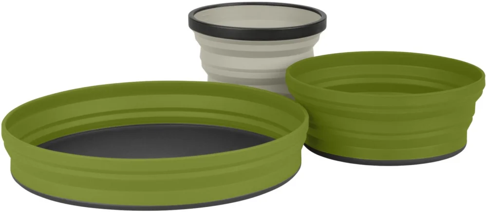 X-Set 3 Bowl, Mug, Plate Black I lager