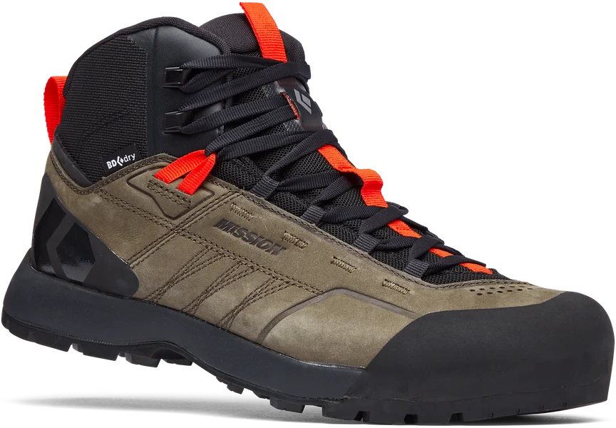 M's Mission Leather Mid WP Approach Shoes Walnuts/Octane Nyhet