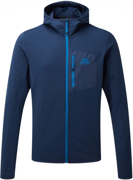 Lumiko Hooded Mens Jacket Medieval Blue Nedsatt pris