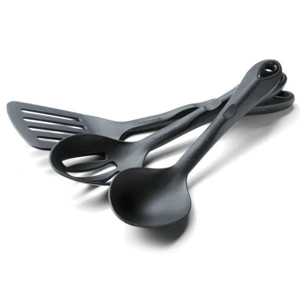 Utensils 3pc. set Black Endast idag