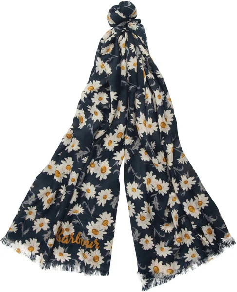 Handla nu W's Daisy Print Wrap Navy