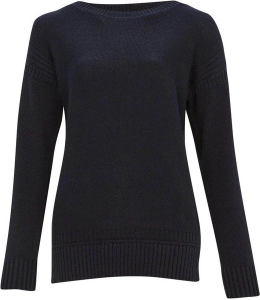 W's Sailboat Knit Navy Fri frakt