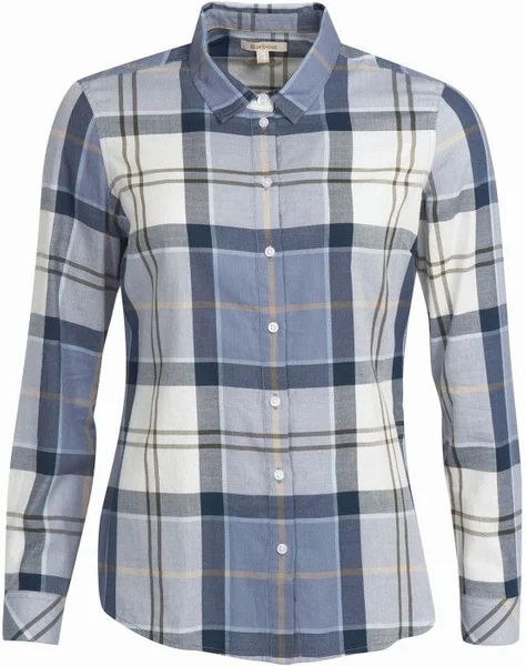 W's Bredon Shirt Blue Whisper Tartan Erbjudandepris