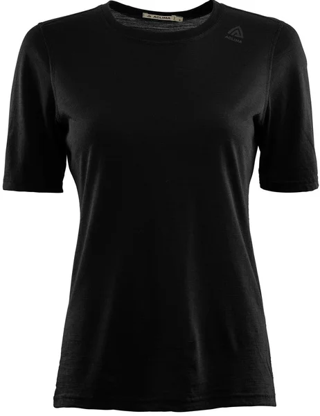 Aclima Lightwool Undershirt Tee Woman Jet Black Snabb leverans