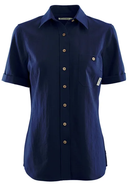 Aclima LeisureWool Short Sleeve Shirt W's Navy Blazer Bästa pris