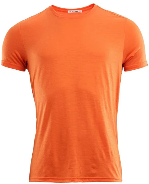 Fynd Aclima LightWool T-Shirt Man Orange Tiger
