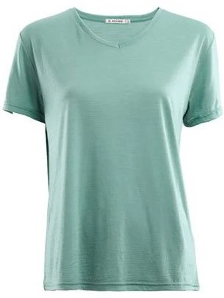 Expressleverans Aclima LightWool T-Shirt Loose Fit Woman Oil Blue