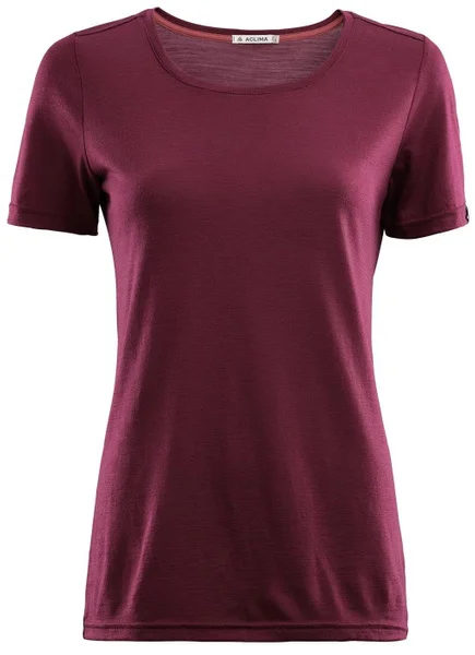 Begränsad tid Aclima W's LightWool T-Shirt Zinfandel