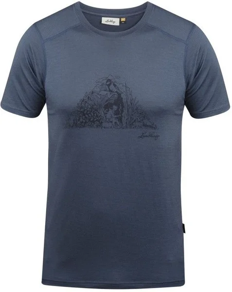 Fika Merino lt Ms Tee Blue Kampanjpris