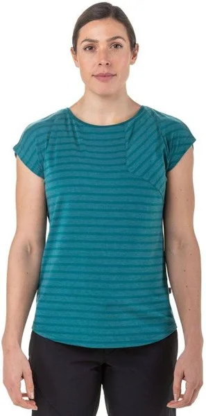 Endast idag Silhouette W's Tee Spruce stripe/Spruce